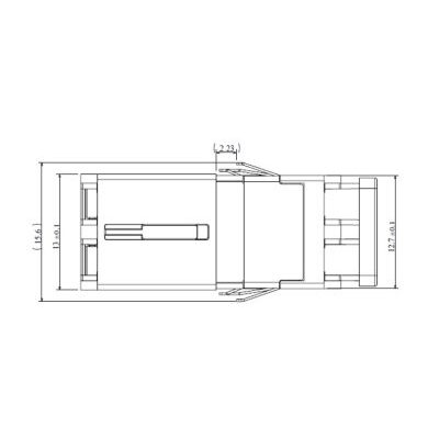 Duplex LC Adaptor Schematic #1